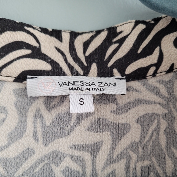Vanessa Zani Zebra Print Dress in Size Small - Picture 5 of 6